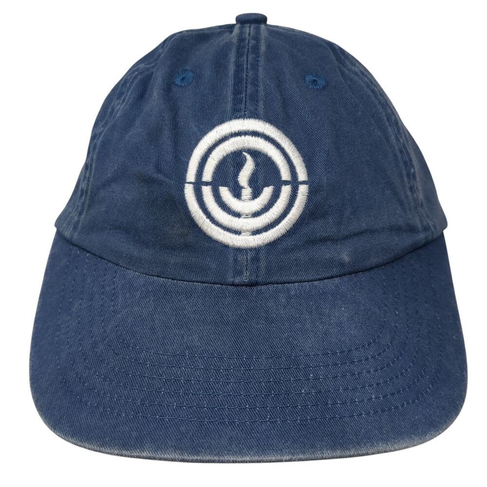 Port Authority Slideback Baseball Cap Blue One Size Adjustable Embroidered